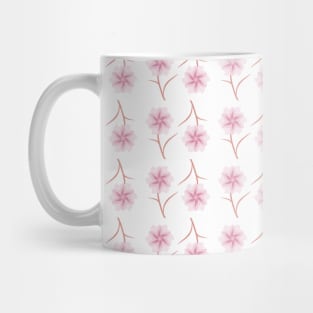 Pink Flowers Mug